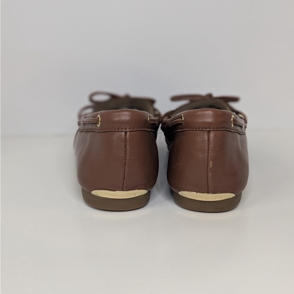 Elegant Michael Michael Kors Sutton Loafers Luggage Brown Women’s Size 8.5 - Picture 9 of 14